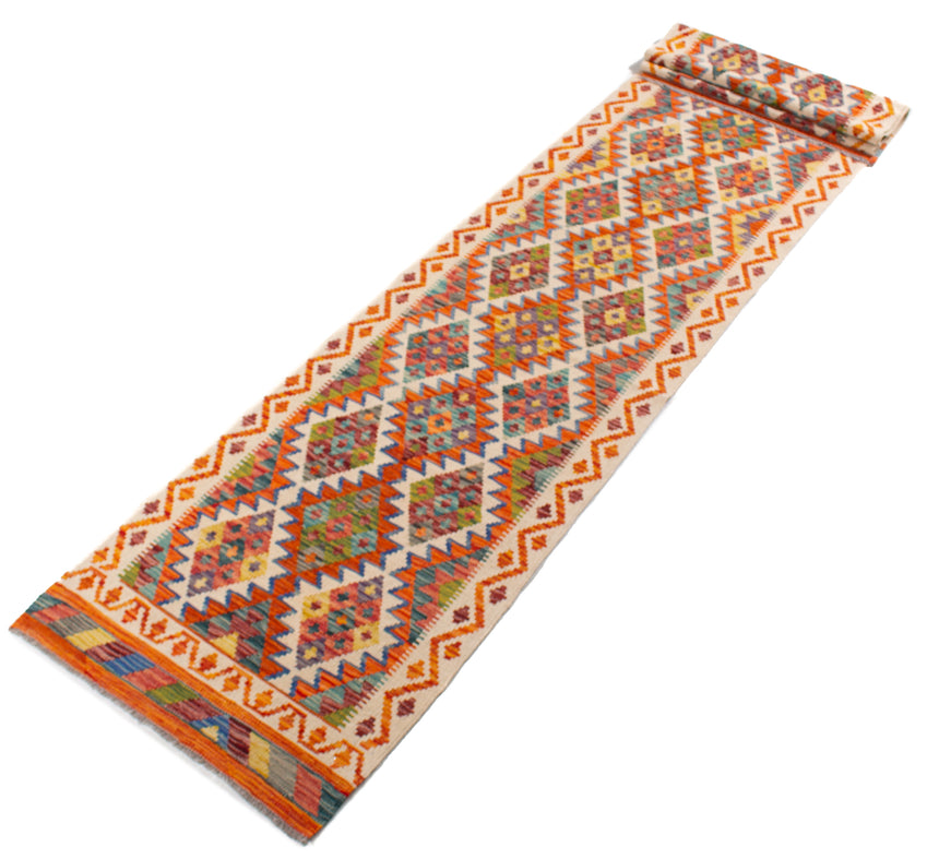 Afghan Kilim | 463 x 78 cm