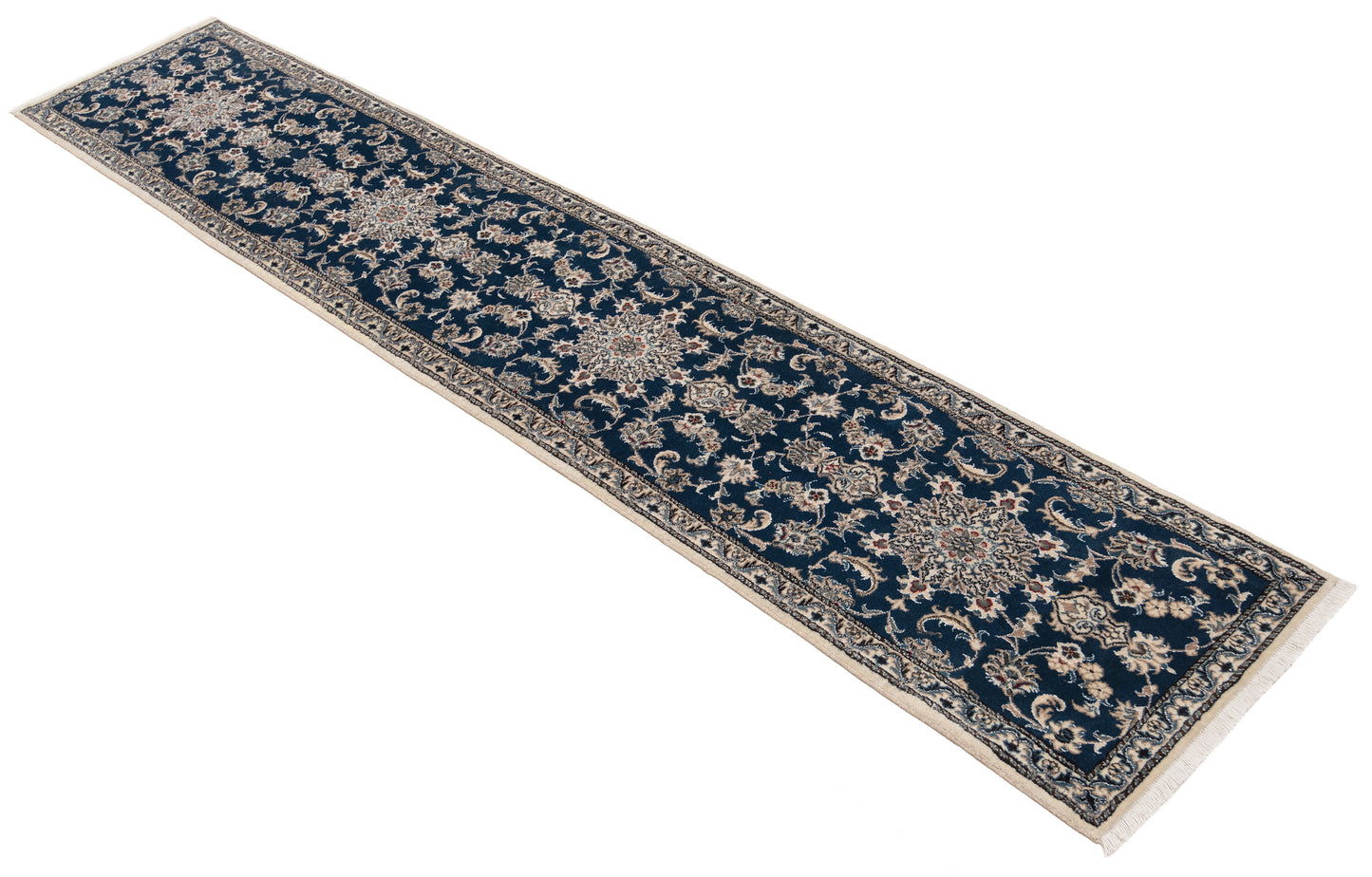 Alfombra persa Nain | 390 x 77 cm