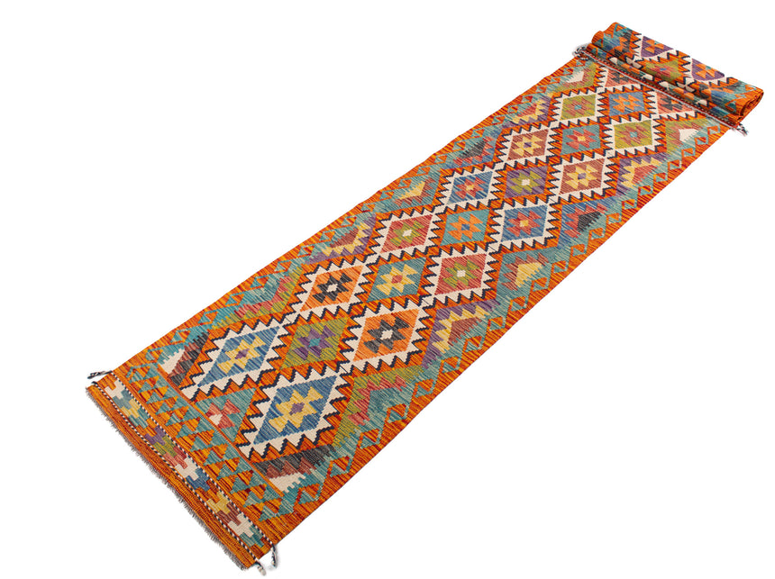 Afghan Kilim | 487 x 80 cm