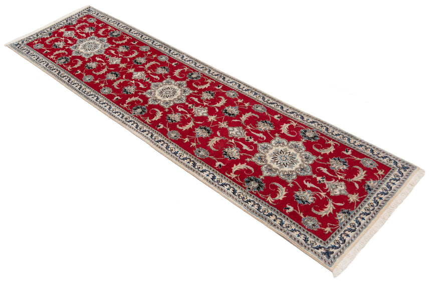 Alfombra persiana Nain | 294 x 79 cm