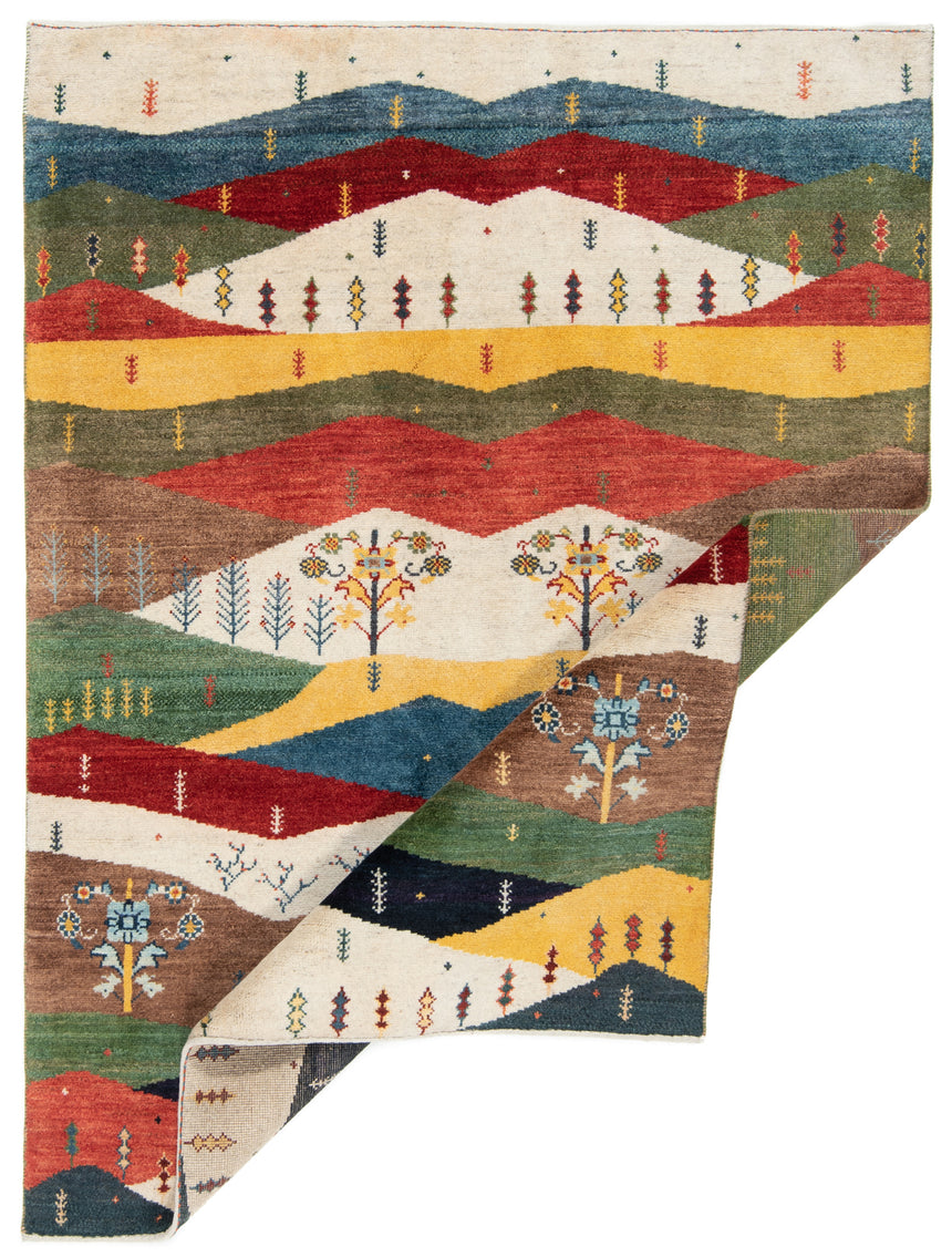 Gabbeh Persian Rug | 195 x 145 cm