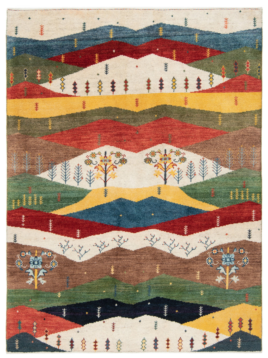 Gabbeh Persian Rug | 195 x 145 cm