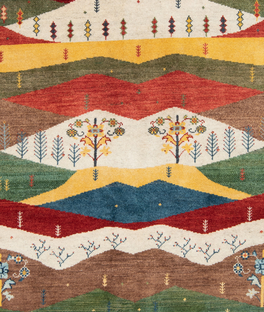 Gabbeh Persian Rug | 195 x 145 cm