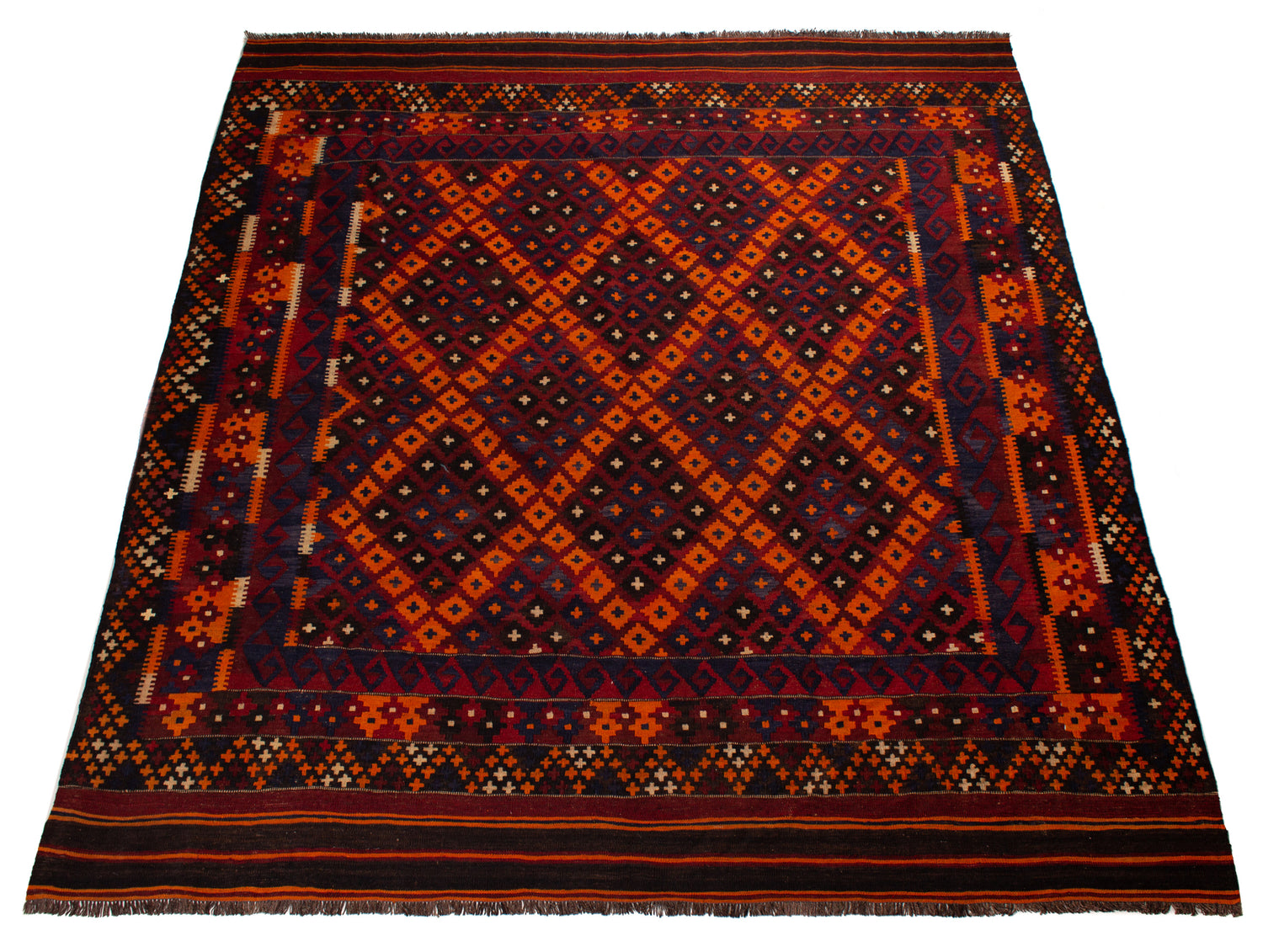 Red Afghan Kilim | 294 x 252