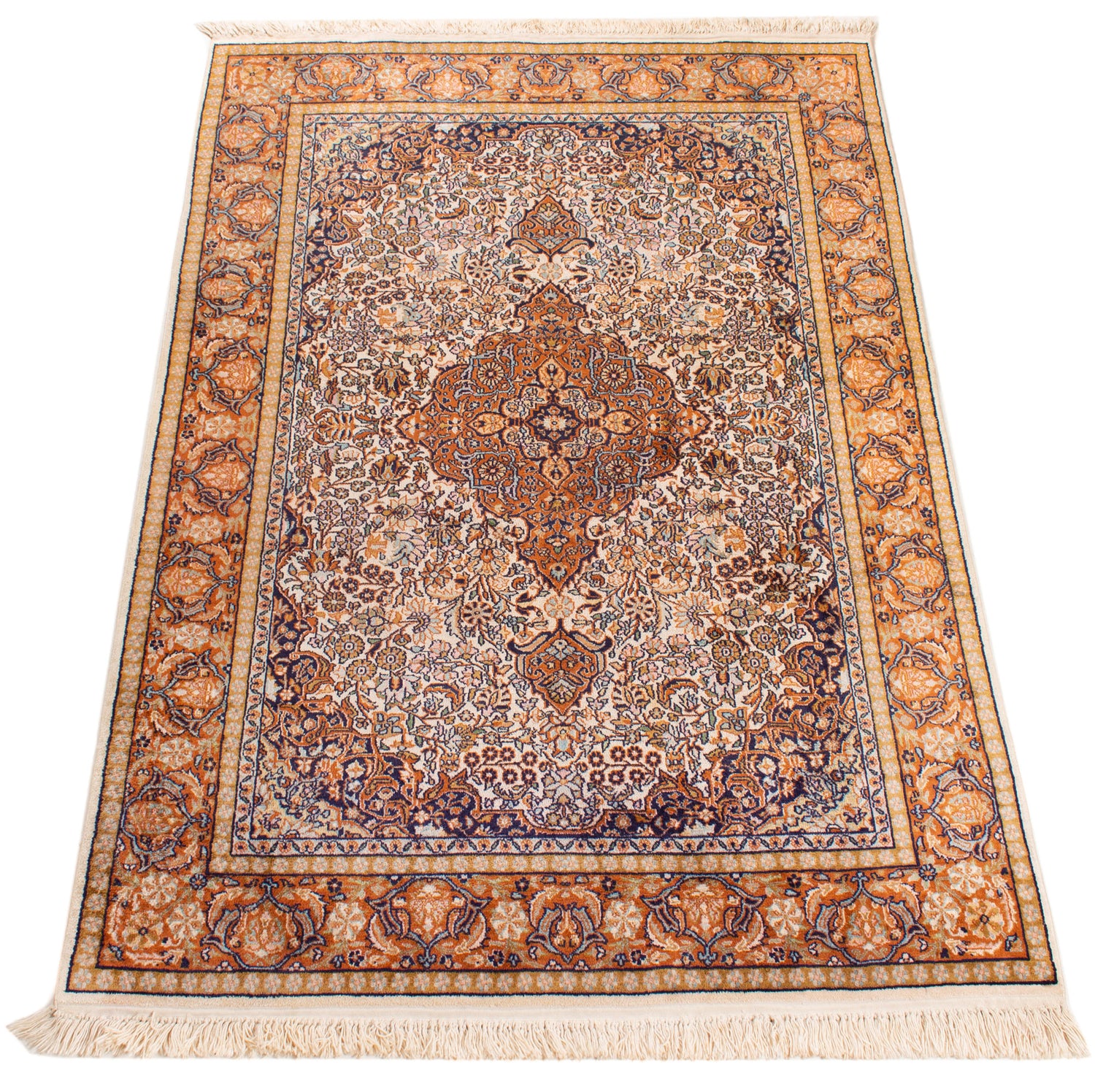 Cashmere Silk Rug | 181 x 120 cm