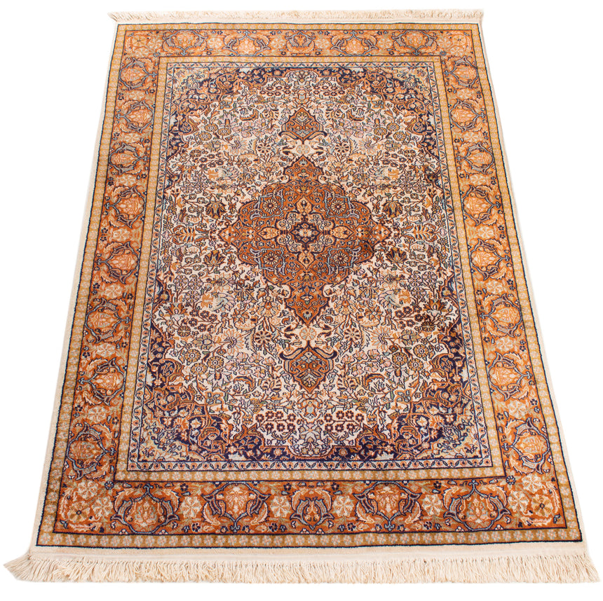 Cashmere Silk Rug | 181 x 120 cm