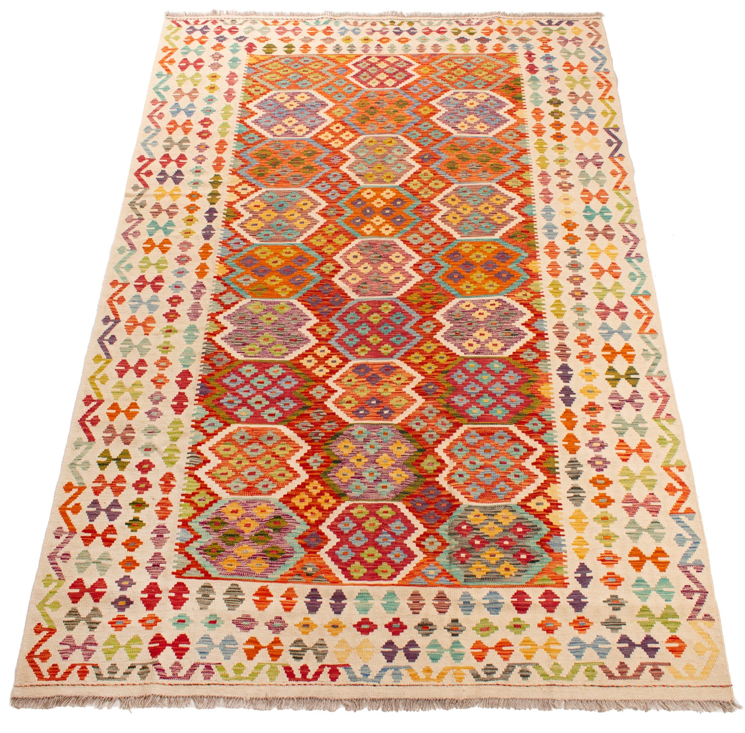 Kilim afgano | 306 x 199 cm