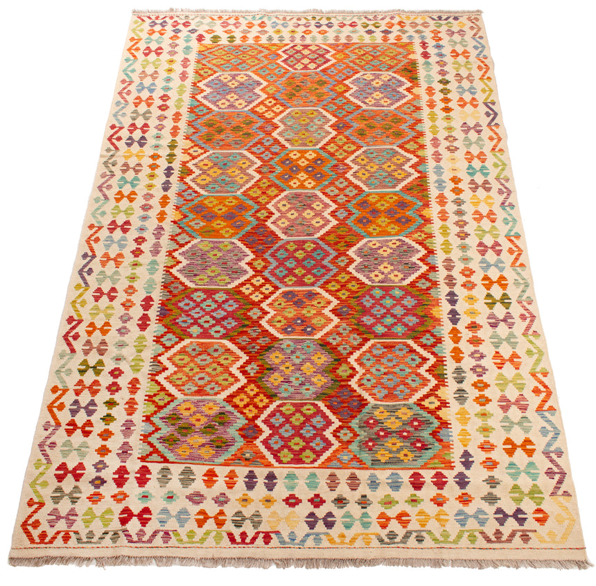 Kilim afgano | 306 x 199 cm