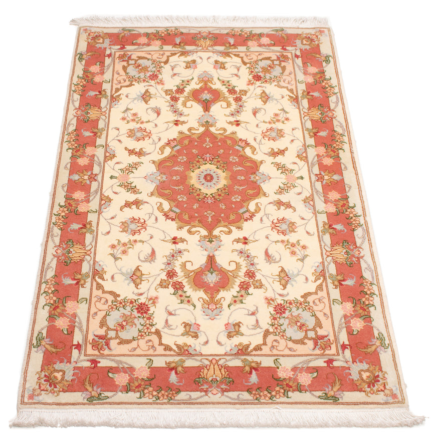 Alfombra Persa Tabriz 50Raj | 128 x 73 cm