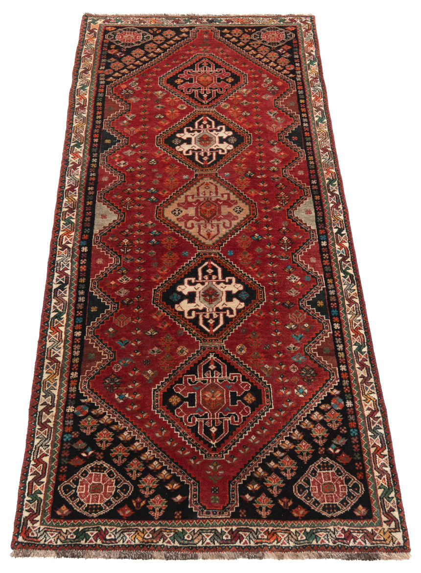 Alfombra persiana Shiraz | 261 x 96 cm