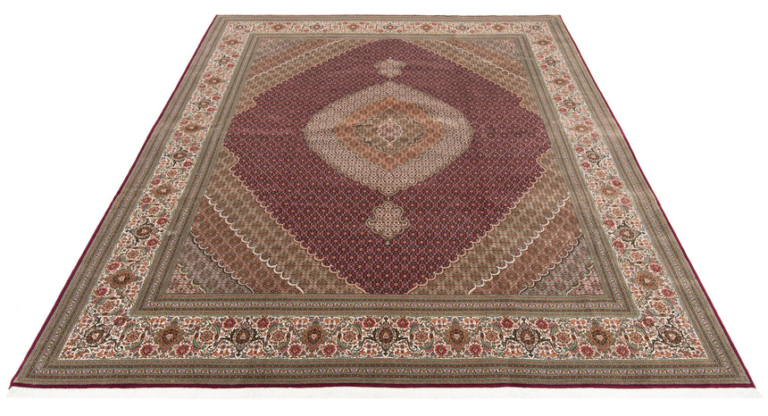 Alfombra persiana Tabriz 50Raj | 397 x 306 cm