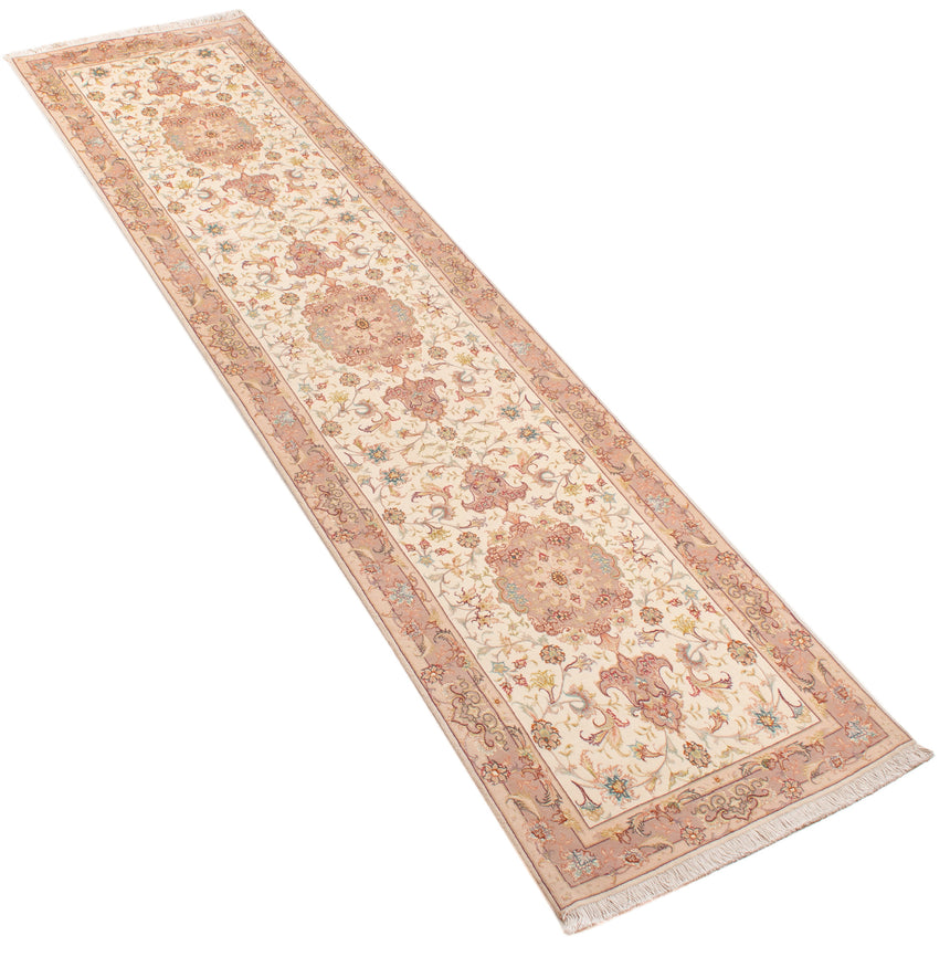 Alfombra Persa Tabriz 50Raj | 328 x 80 cm