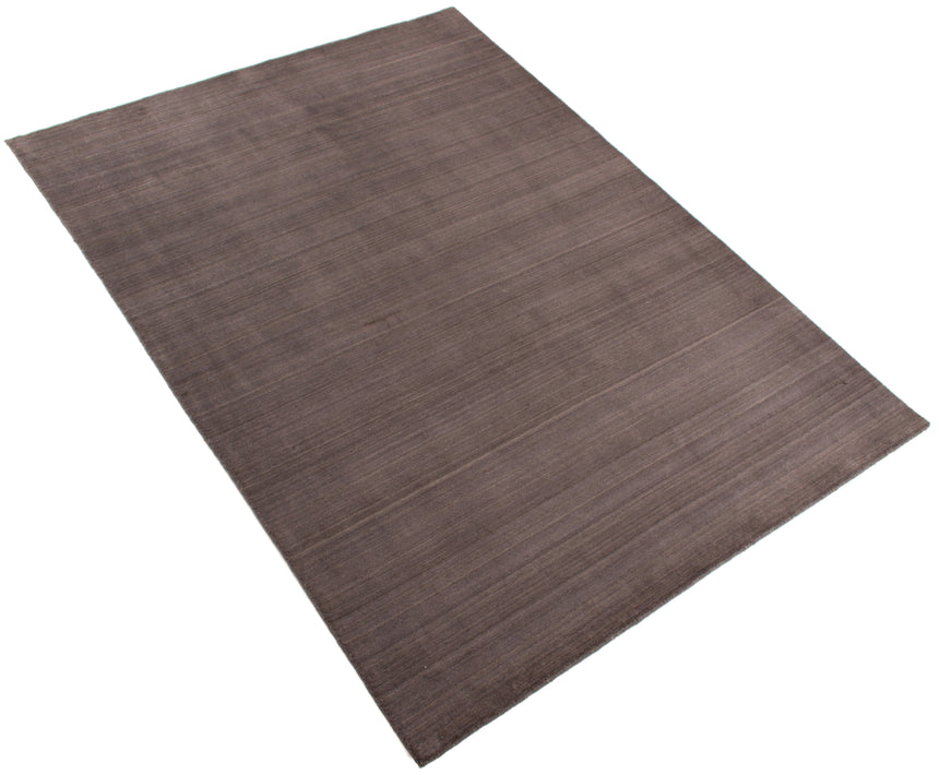 Modern Plain Gray Handloom Rug | 238 x 173 cm