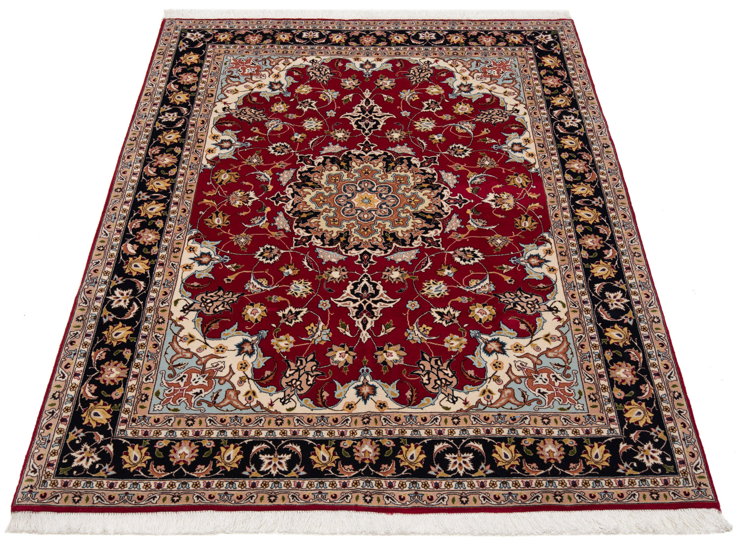 Persian rug Tabriz 50Raj | 209 x 157cm