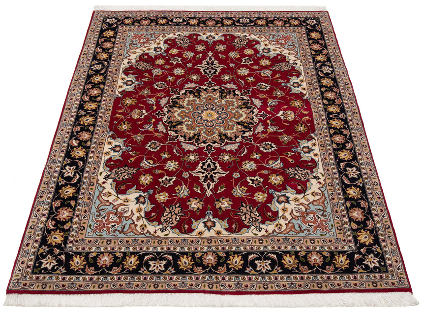 Persian rug Tabriz 50Raj | 209 x 157cm