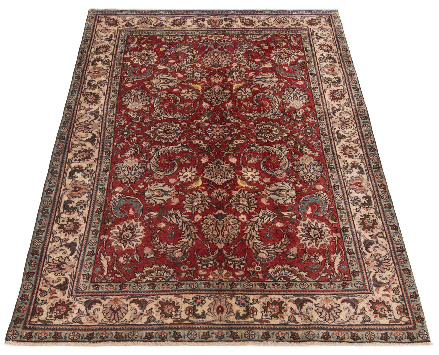 Alfombra persa Tabriz | 190 x 138 cm