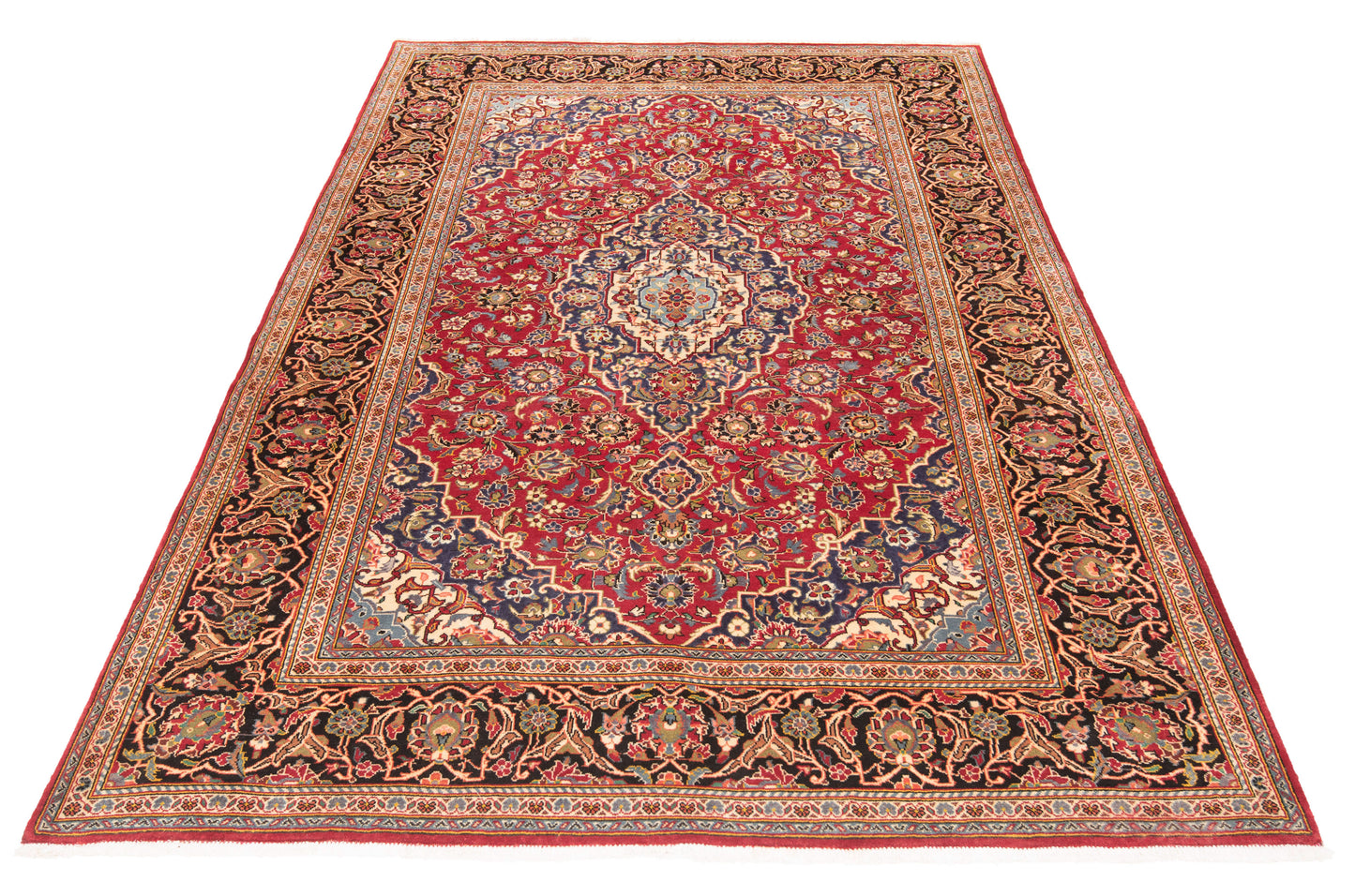 Alfombra persa Kashan | 338 x 227 cm