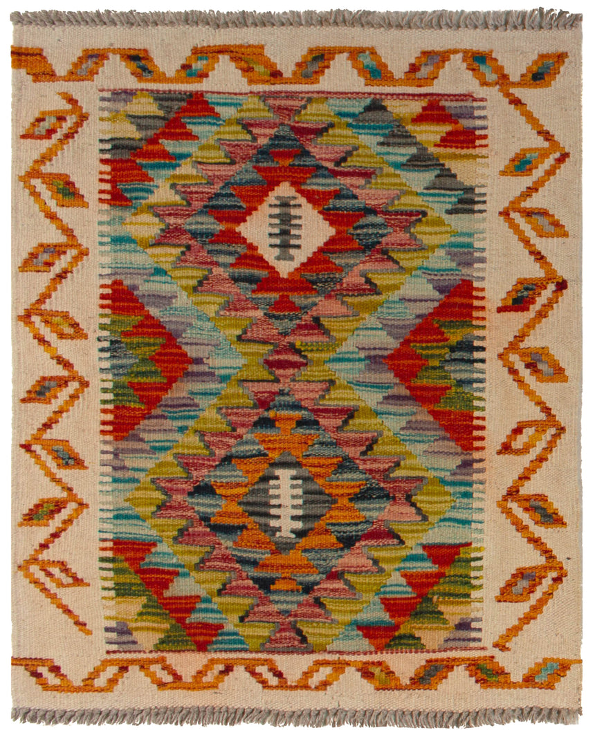 Afghan Kilim | 90 x 60 (Approx.)