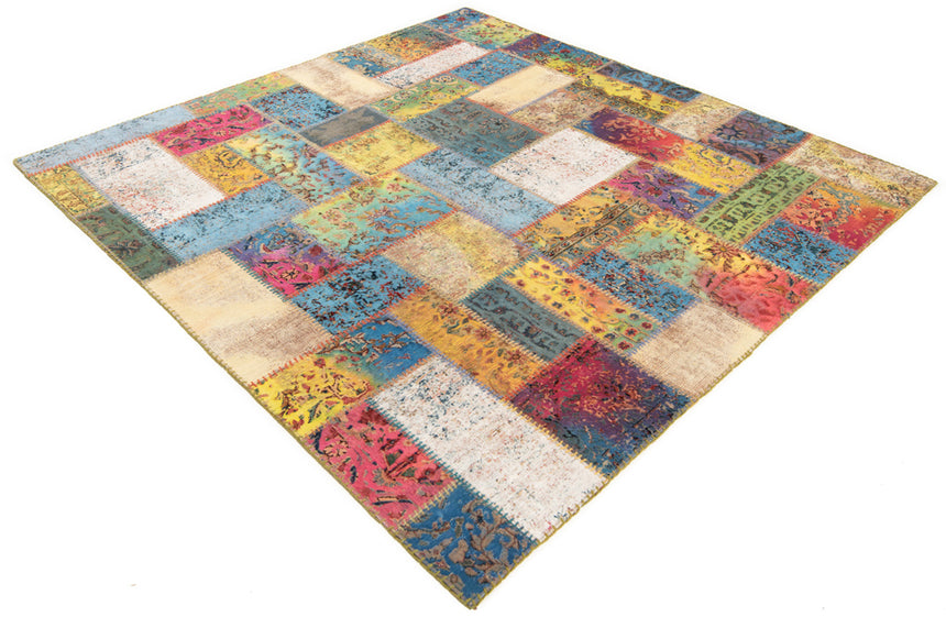 Patchwork Embossed Rug | 205x198cm