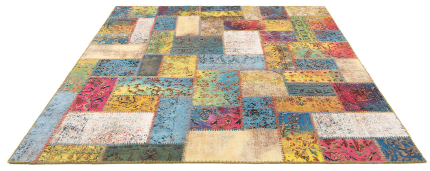 Patchwork Embossed Rug | 205x198cm