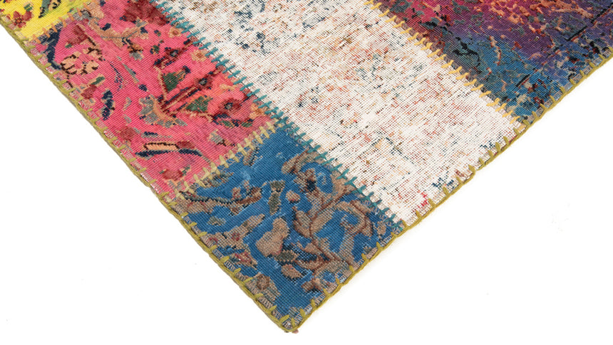 Patchwork Embossed Rug | 205x198cm