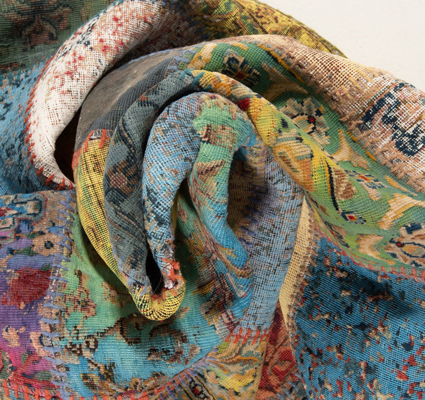 Patchwork Embossed Rug | 205x198cm