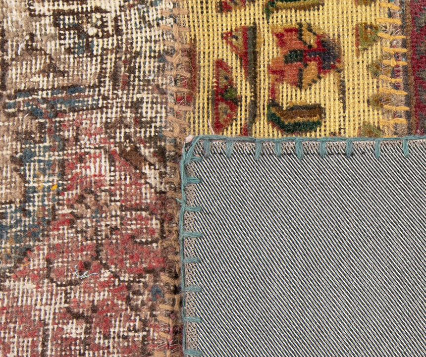 Retirada do tapete de retalhos | 243 x 209 cm