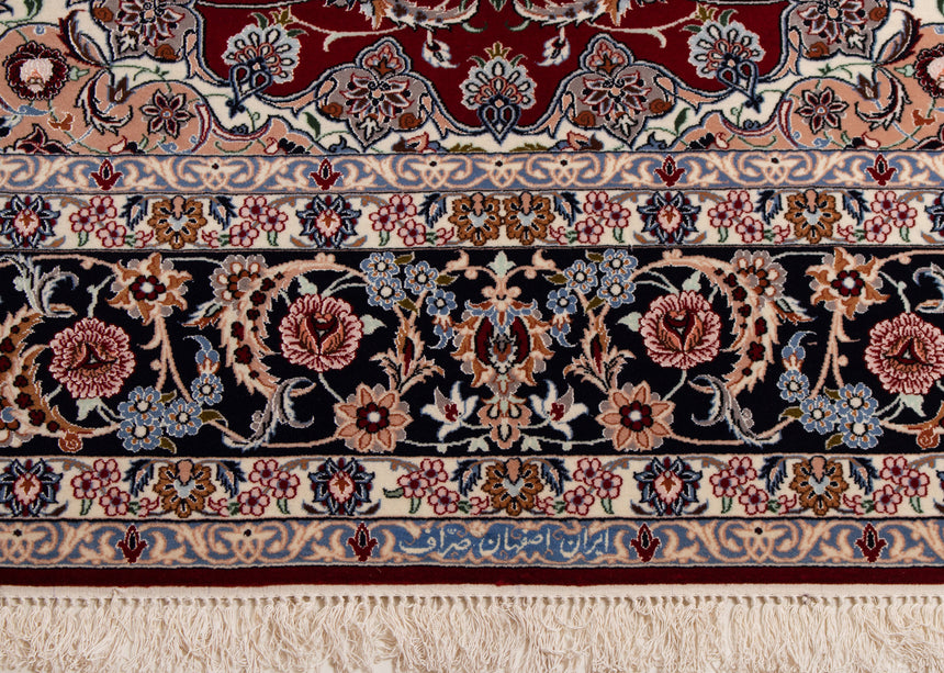 Alfombra Persa Isfahan Firmada | 295 x 205 cm