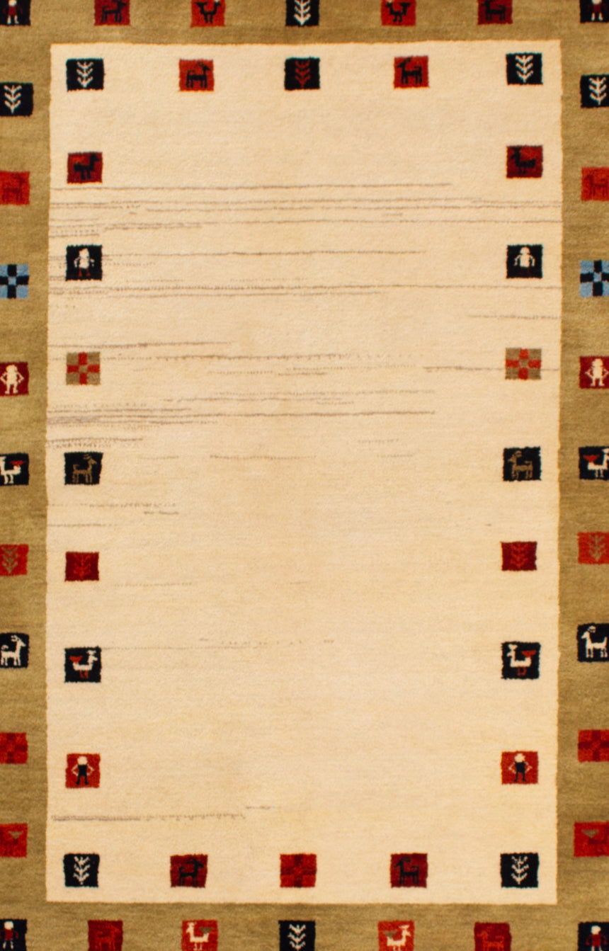 Modern Handloom Rug | 203 x 133 cm