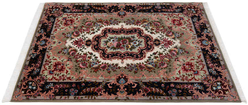 Alfombra persiana Tabriz 50Raj | 216 x 155 cm