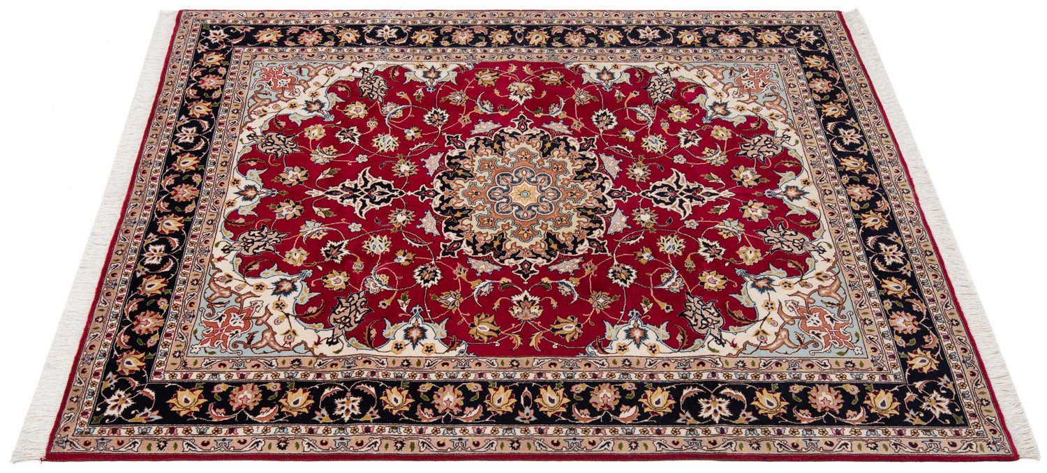Persian rug Tabriz 50Raj | 209 x 157cm