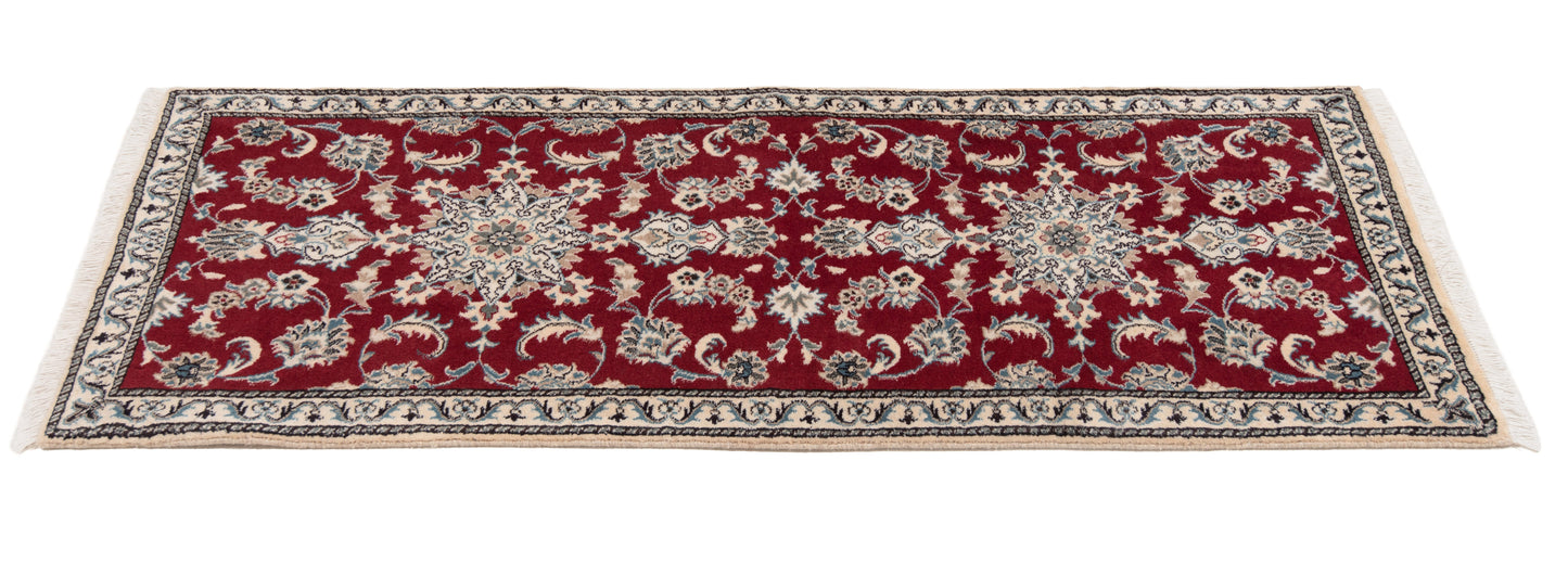Alfombra persa Nain | 194 x 77 cm