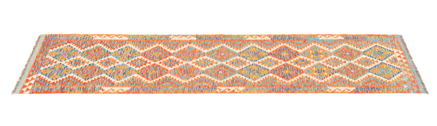 Kilim afgano | 396 x 84 cm