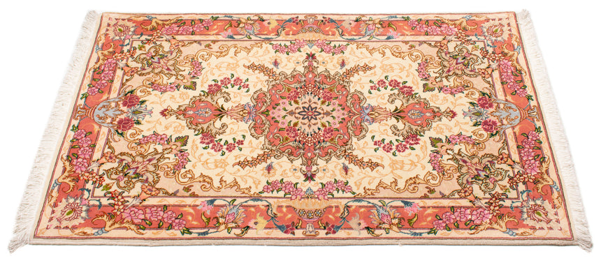 Alfombra Persa Tabriz 50Raj | 126 x 76 cm