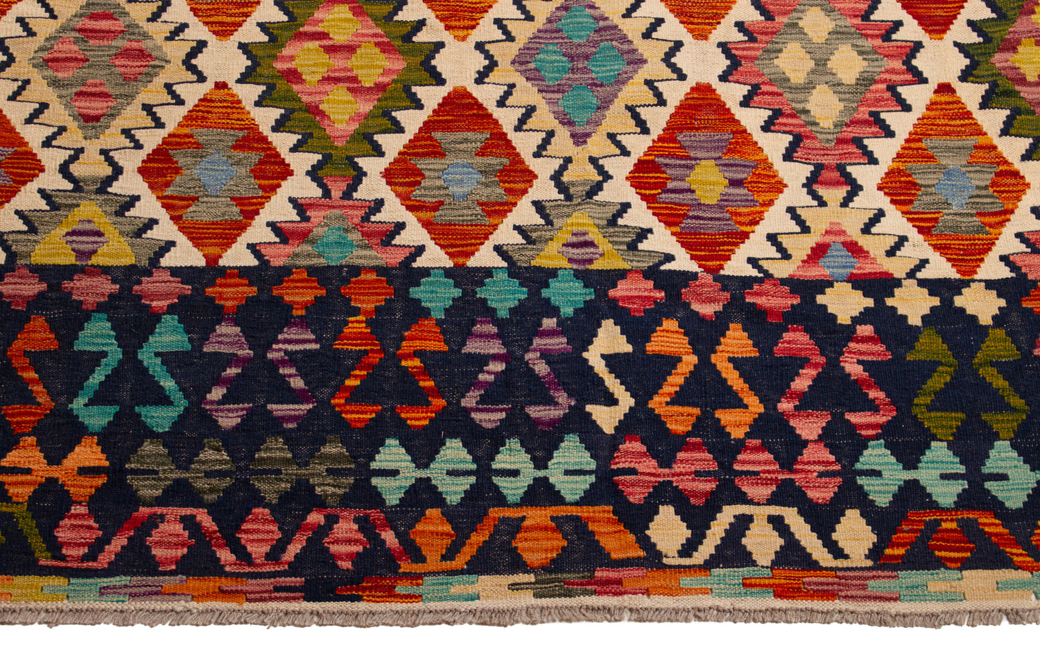 Afghan Kilim | 390 x 307 cm