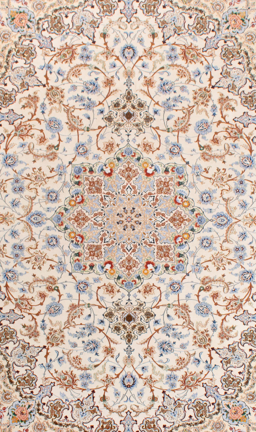 Alfombra Persa Isfahan Firmada | 305 x 202 cm