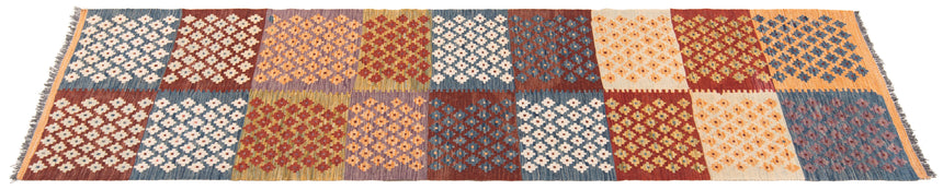 Kilim afgano | 296 x 78 cm