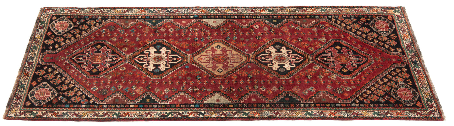 Alfombra persa Shiraz | 261 x 96 cm