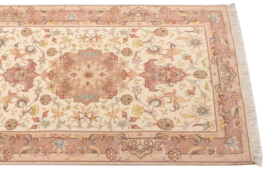 Alfombra Persa Tabriz 50Raj | 328 x 80 cm