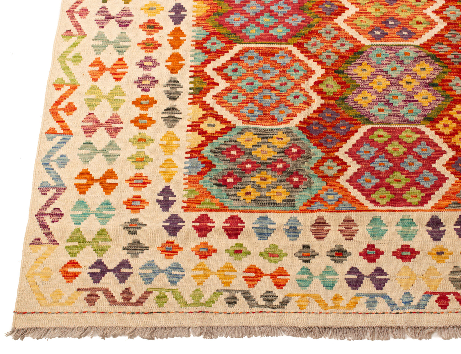 Kilim afgano | 306 x 199 cm
