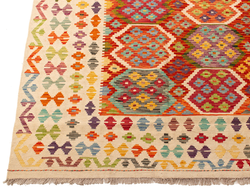 Kilim afgano | 306 x 199 cm