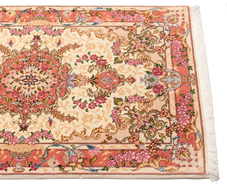 Alfombra Persa Tabriz 50Raj | 126 x 76 cm