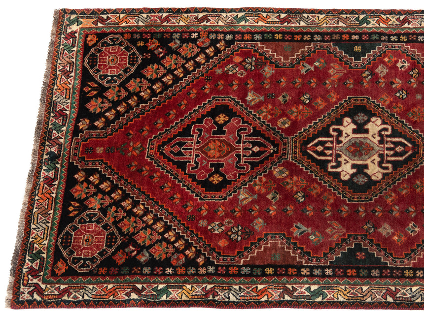Alfombra persiana Shiraz | 261 x 96 cm