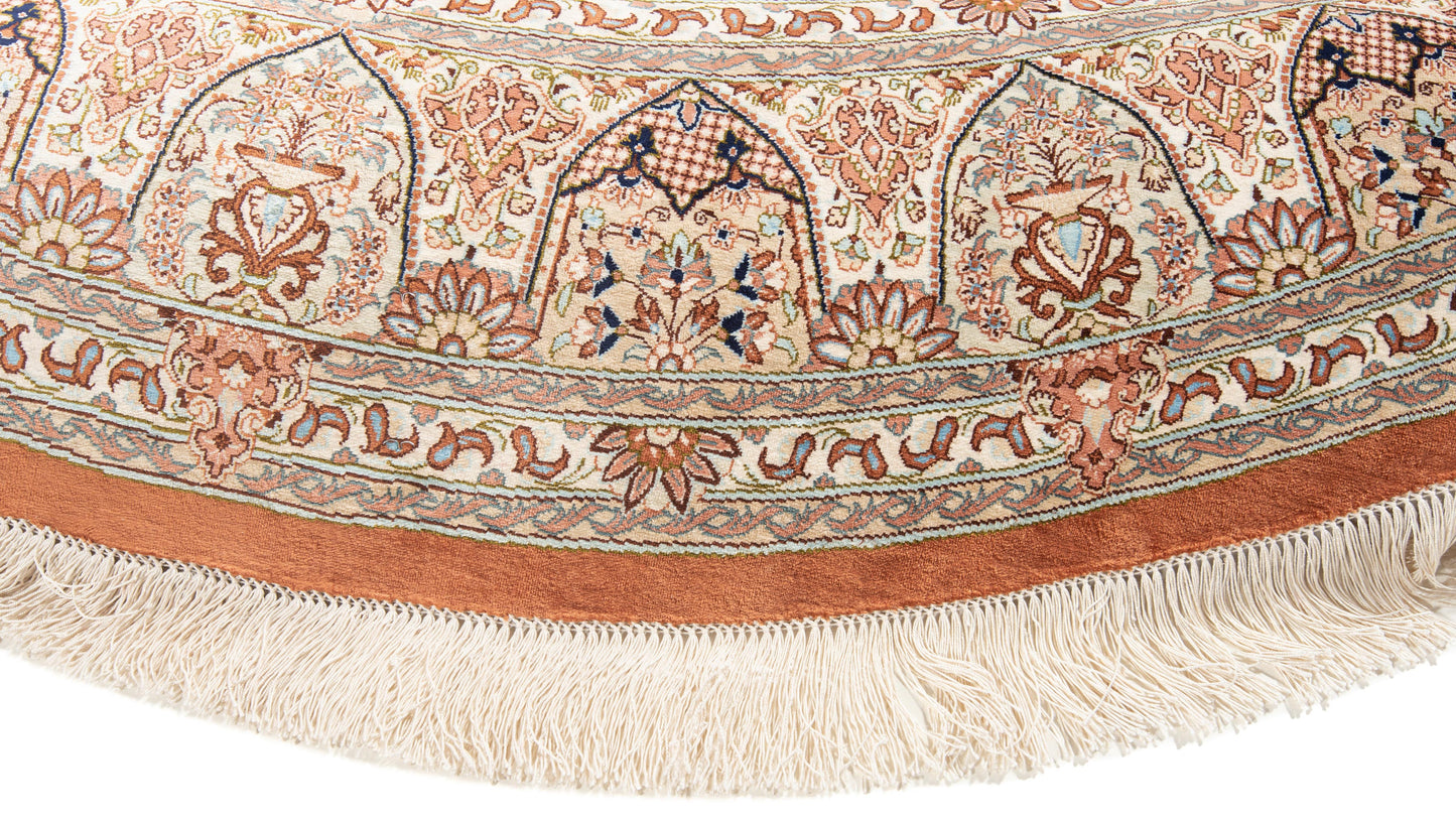 Alfombra persa Qom Silk | 200 x 200 cm