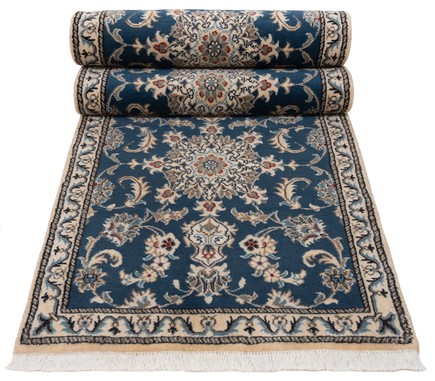 Alfombra persa Nain | 311 x 77 cm