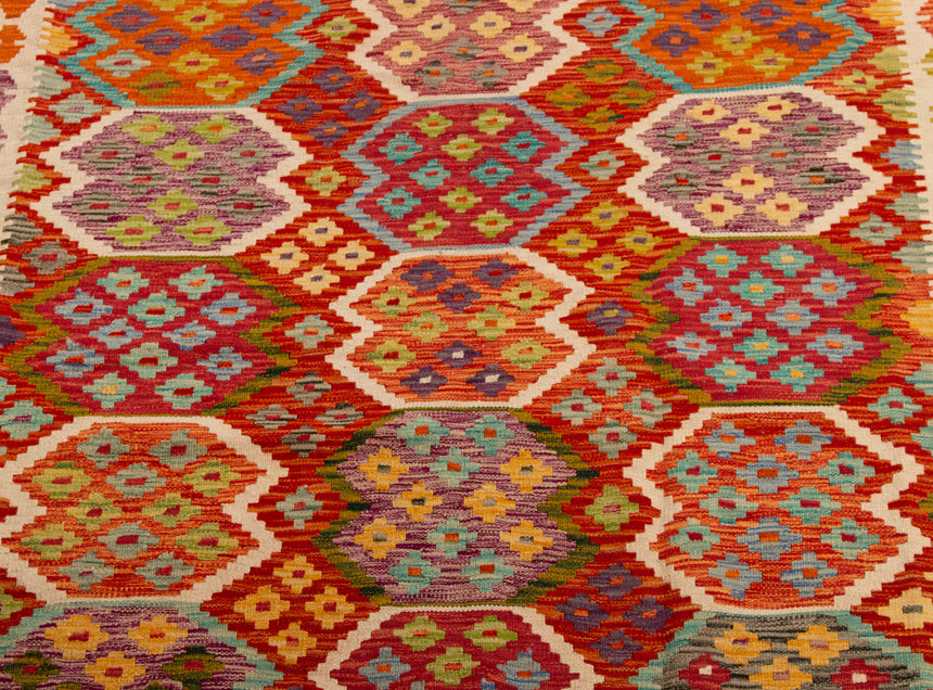 Kilim afgano | 306 x 199 cm