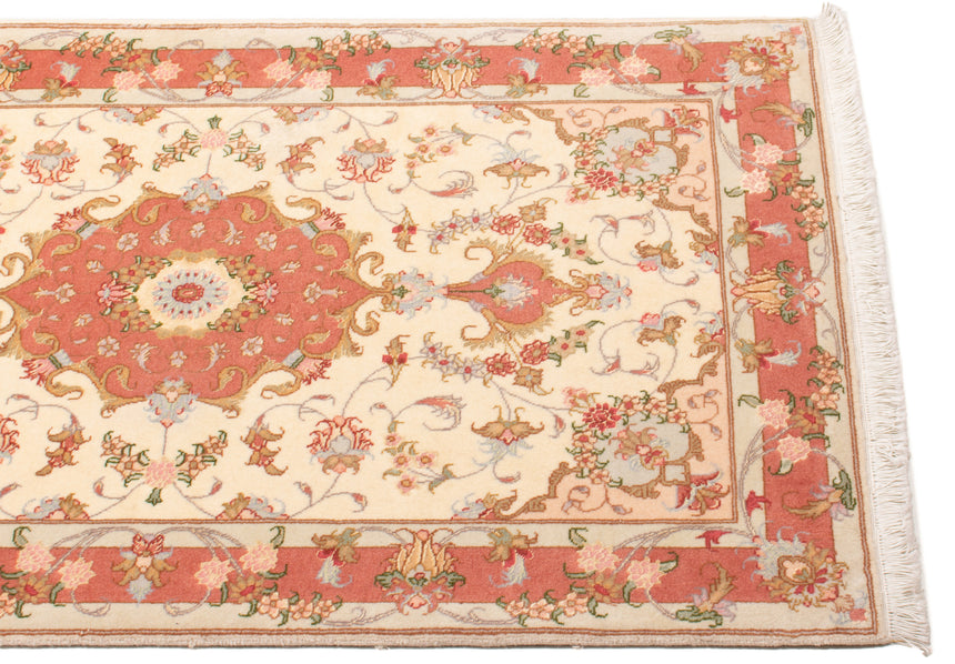Alfombra Persa Tabriz 50Raj | 128 x 73 cm