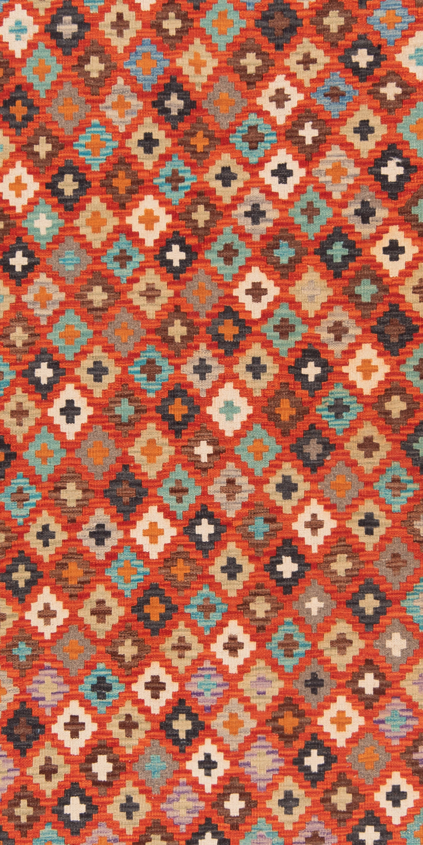 Kilim afghano | 294 x 87 cm