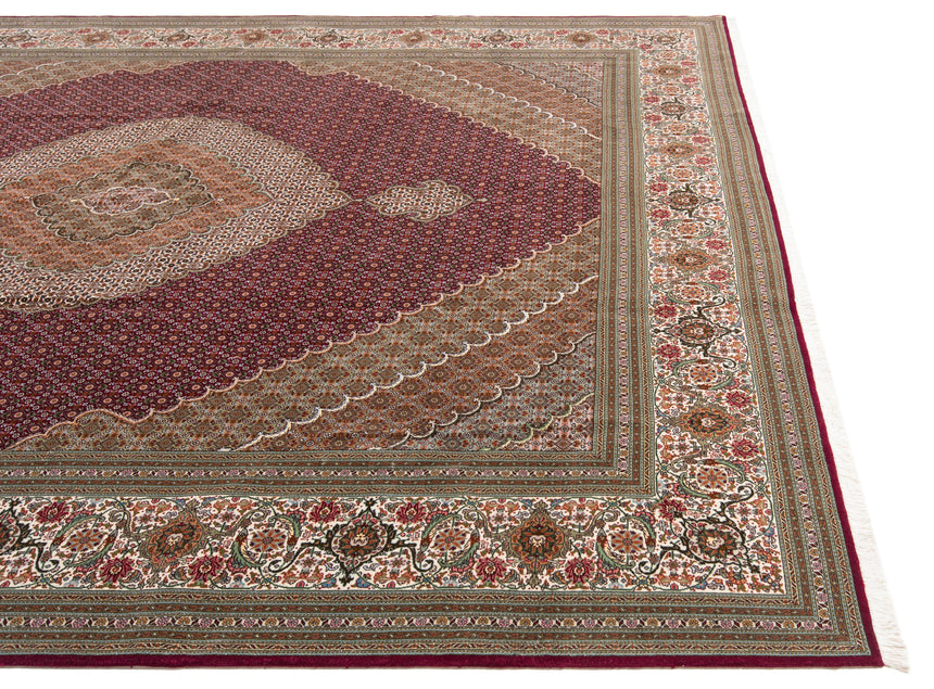 Alfombra persiana Tabriz 50Raj | 397 x 306 cm