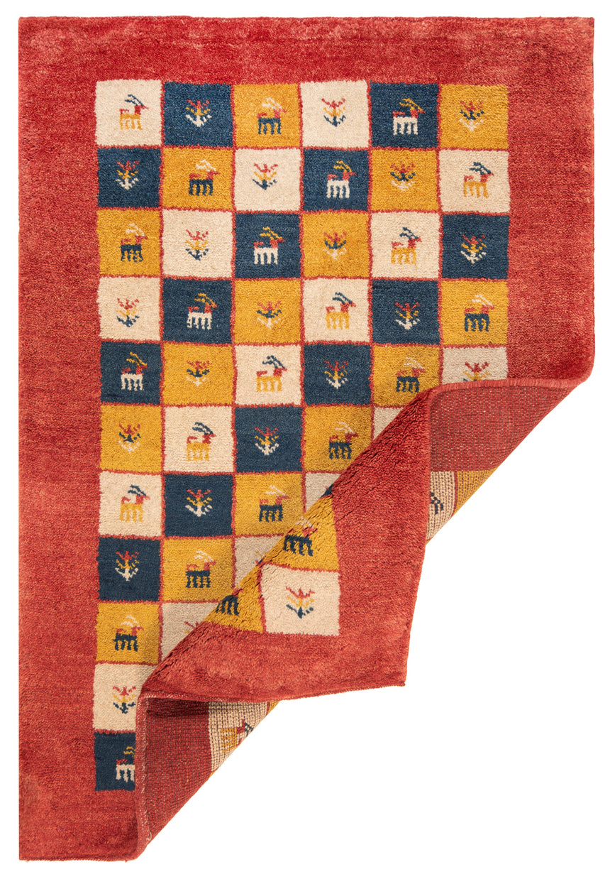 Gabbeh Persian Rug | 125 x 89 cm